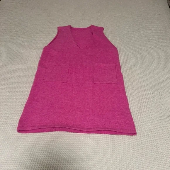 Elegant Pink Sleeveless Dress Small - Picture 7 of 7